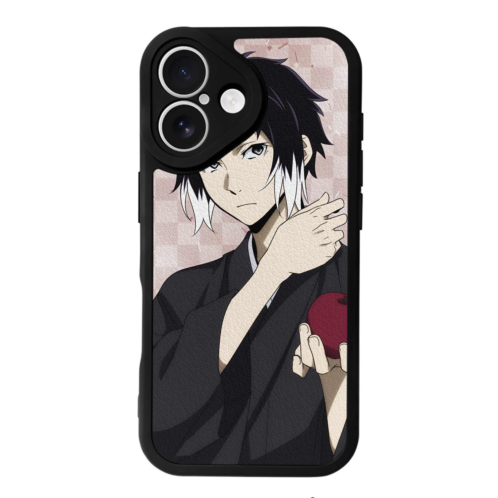 （画像用） 文豪ストレイドッグス Bungo Stray Dogs 【iPhone 16シリーズ対応】シリコンスマホケース（レザー調） 材質：シリコン